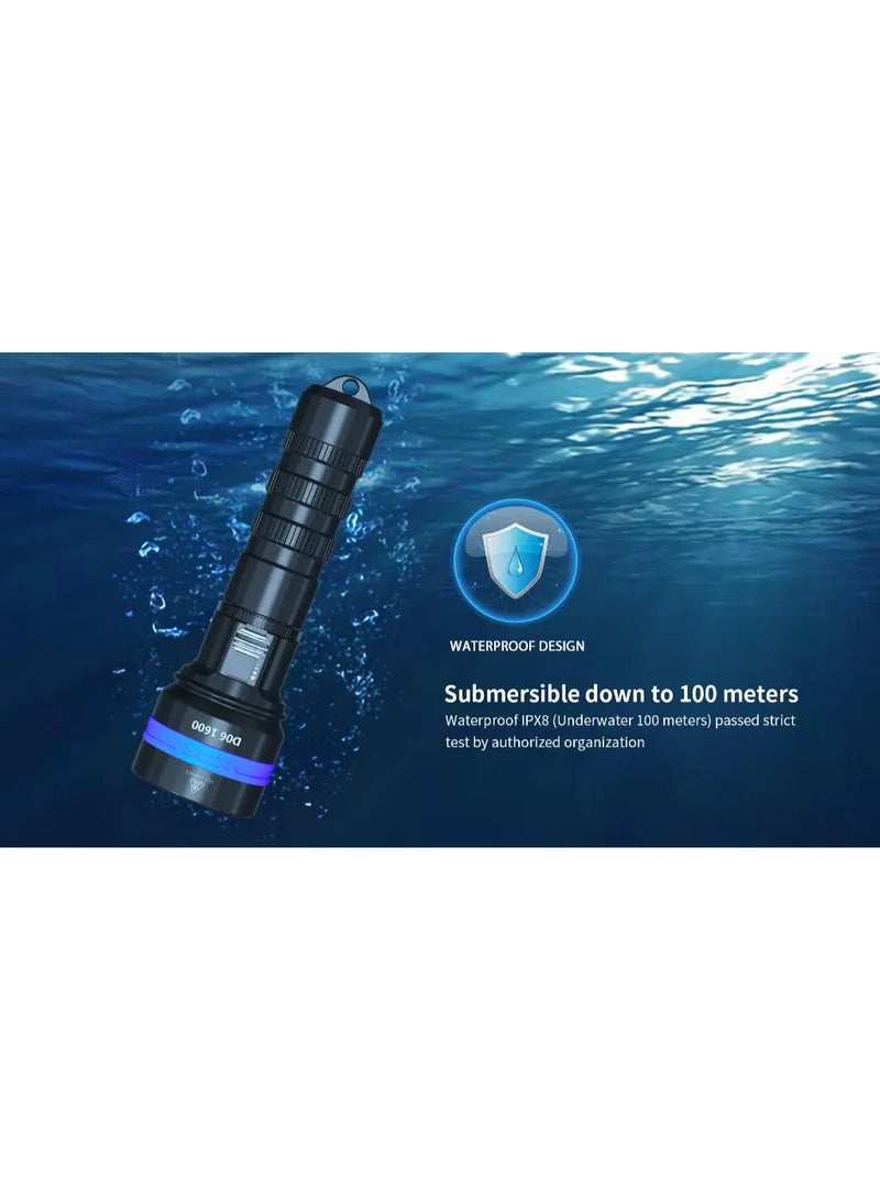 XTAR D06 1600 lumen Dive Light - Image 5